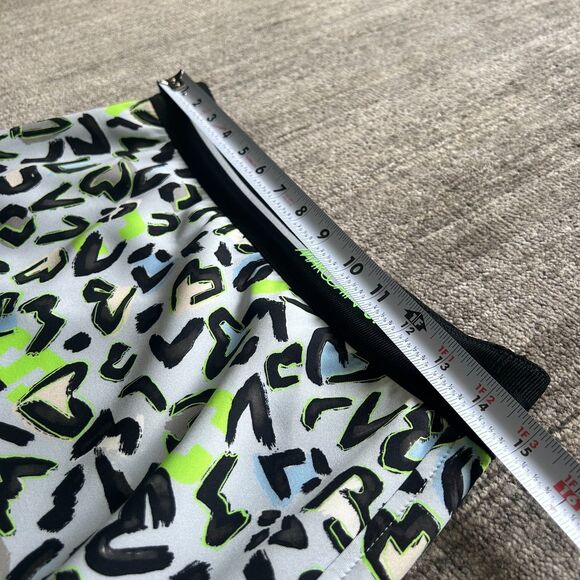 Marc Cain Fun Neon black/white pattern skirt, fully lined, size 6 - Picture 8 of 10